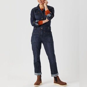 Duluth Trading Company Long Sleeve Denim Coveralls